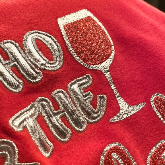 Wine Lovers🍷•SET• WINE LOVER GIFT! NWT Holiday Plaid Flannel PJ - Picture 7 of 11